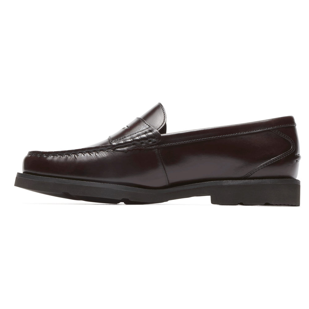 Rockport Loafers For Mens Burgundy - Modern Prep Penny - UG9178053